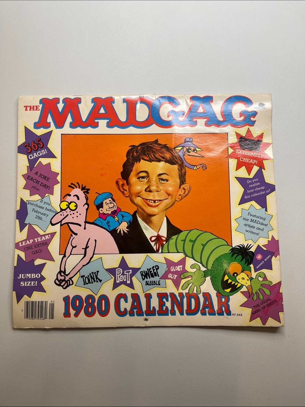 Vintage 1980 Mad magazine mad gag Calendar
